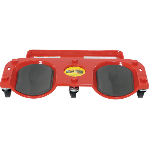 Rolling Knee Dolly, Plastic, Red, 350 lbs. Capacity Ottawa Fastener Supply