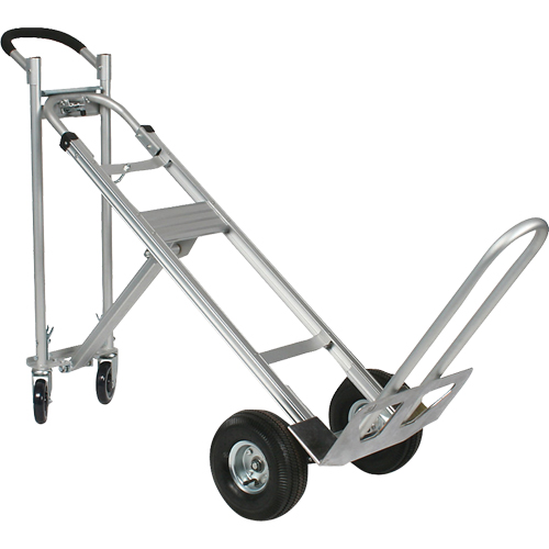 Three-Position Spartan III Convertible Hand Truck, Aluminum, 750 lbs. Capacity Ottawa Fastener Supply