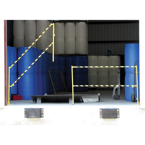 Barri&egrave;re &agrave; bascule de s&eacute;curit&eacute;, 10' lo x 42-5/8" ha, 159" &eacute;lev&eacute;e, Jaune Ottawa Fastener Supply