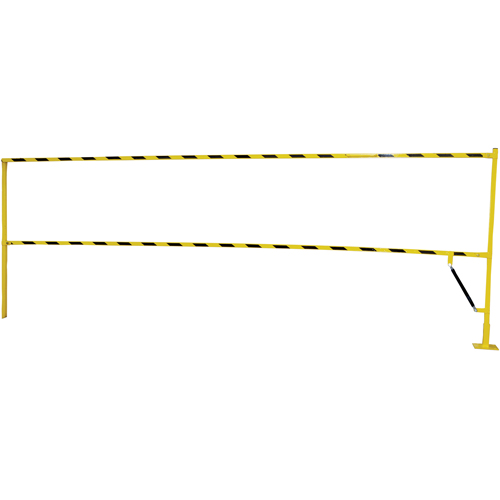 Barri&egrave;re &agrave; bascule de s&eacute;curit&eacute;, 10' lo x 42-5/8" ha, 159" &eacute;lev&eacute;e, Jaune Ottawa Fastener Supply