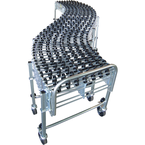 Expandable/Flexible Conveyors, 30" W x 23' 2" L, 226 lbs. per lin. ft. Capacity Ottawa Fastener Supply