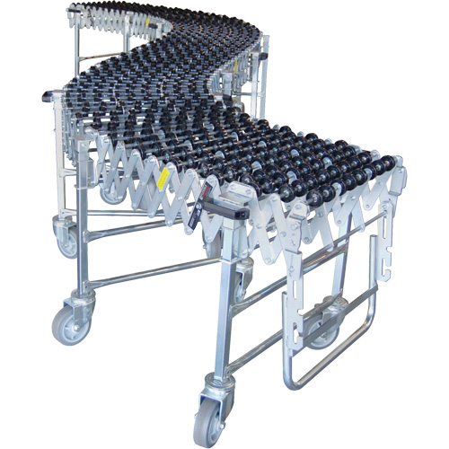 Expandable/Flexible Conveyors, 30" W x 8' 6" L, 226 lbs. per lin. ft. Capacity Ottawa Fastener Supply