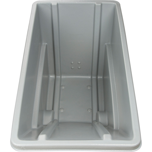 Chariot basculeur en acier, Poly&eacute;thyl&egrave;ne, 0,625 vg³, Capacit&eacute; de charge de 500 lb Ottawa Fastener Supply