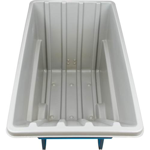 Chariot basculeur en acier, Poly&eacute;thyl&egrave;ne, 1,1 vg³, Capacit&eacute; de charge de 2000 lb Ottawa Fastener Supply