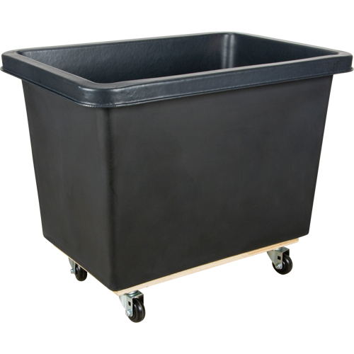 Tapered Wall Box Truck, Polyethylene, 37" L x 26" W x 30" H, 9 cu. ft. Volume, 500 lbs. Capacity Ottawa Fastener Supply