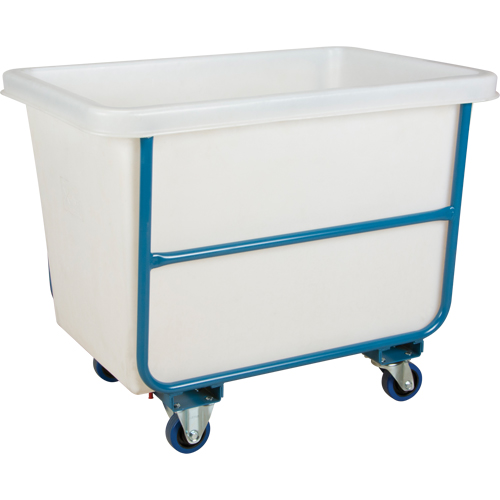 Tapered Wall Box Truck, White Polyethylene, 33" L x 20" W x 29" H, 7 cu. ft. Volume, 1000 lbs. Capacity Ottawa Fastener Supply
