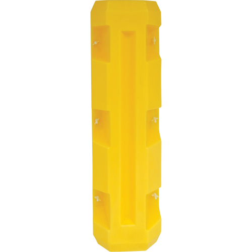 Slim Column Protector, 4" x 4" Inside Opening, 12" L x 12" W x 42" H, Yellow Ottawa Fastener Supply