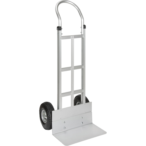 Knocked Down Hand Truck, Continuous Handle, Aluminum, 49-5/8" Height, 500 lbs. Capacity Ottawa Fastener Supply