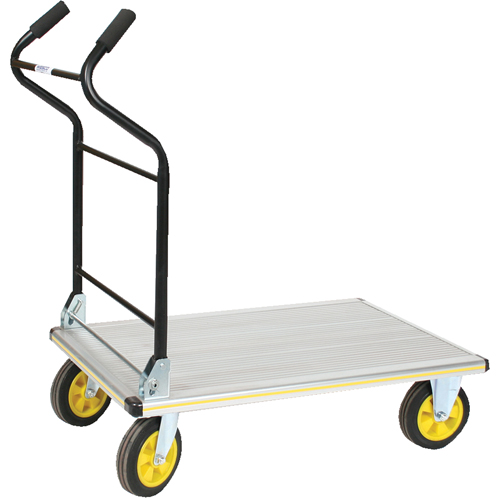 Folding Ergo-Handle Platform Truck, Aluminum, 660 lbs., 35-1/2" L x 24" W, 41" High Ottawa Fastener Supply