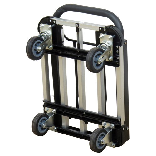 Folding Handle Platform Truck, Aluminum, 300 lbs., 28" L x 16" W, 37.75" High Ottawa Fastener Supply