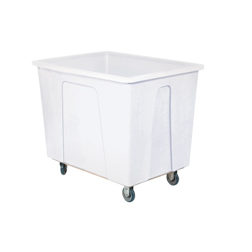 Box Truck, White Polyethylene, 46" L x 34" W x 40" H, 25 cu. Ft. Volume, 600 lbs. Capacity Ottawa Fastener Supply