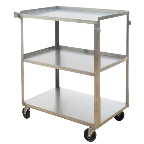 Shelf Carts, 3 Tiers, 17-5/8" W x 33" H x 27-1/8" D, 300 lbs. Capacity Ottawa Fastener Supply