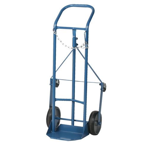 Chariot professionnel CC-1 pour bouteille de gaz, Roues Caoutchouc moul&eacute;, Base de 9" la x 7-1/4" lo, 250 lb Ottawa Fastener Supply