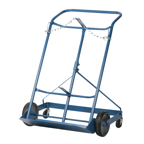 Chariot professionnel CC-2 pour deux bouteilles de gaz, Roues Caoutchouc moul&eacute;, Base de 16-7/8" la x 7-1/4" lo, 500 lb Ottawa Fastener Supply