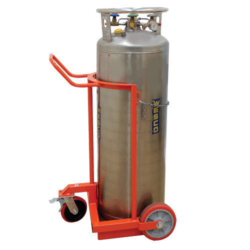 Large Liquid Gas Cylinder Truck LCC, Polyurethane Wheels, 20" W x 20" D Base, 1000 lbs. Ottawa Fastener Supply