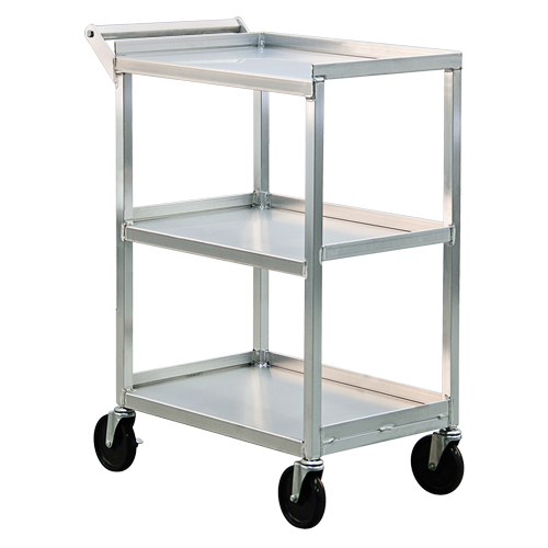 Utility Cart, 3 Tiers, 16-1/2" W x 39" H x 27-3/4" D, 350 lbs. Capacity Ottawa Fastener Supply