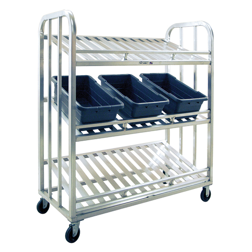 Picking Cart, 3 Tiers, 59" W x 67-1/2" H x 26" D, 1000 lbs. Capacity Ottawa Fastener Supply