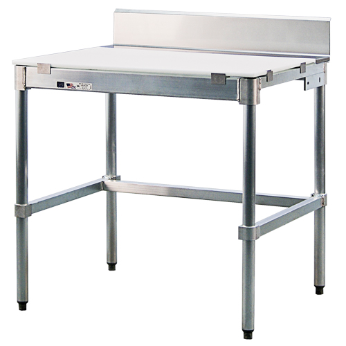 Poly-Top Workbench, 72" W x 24" D x 35-1/2" H, 1600 lbs. Capacity Ottawa Fastener Supply