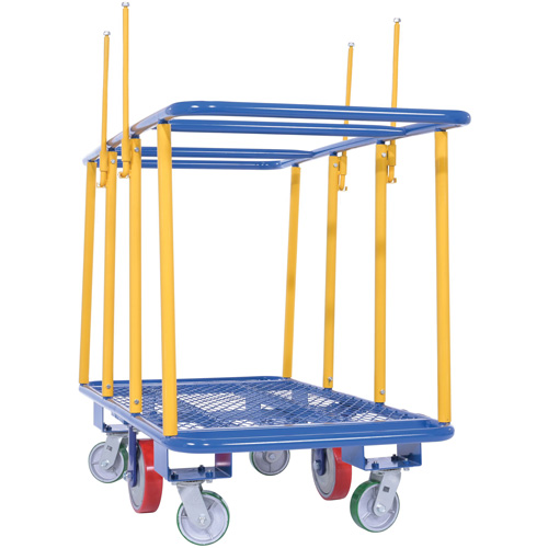 Horizontal Panel Cart, 63-7/16" x 28-1/2" x 40-15/16", 2000 lbs. Capacity Ottawa Fastener Supply