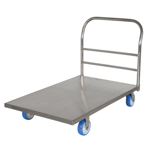 Platform Truck, 48" L x 30" W, 2000 lbs. Capacity, Polyurethane Casters Ottawa Fastener Supply