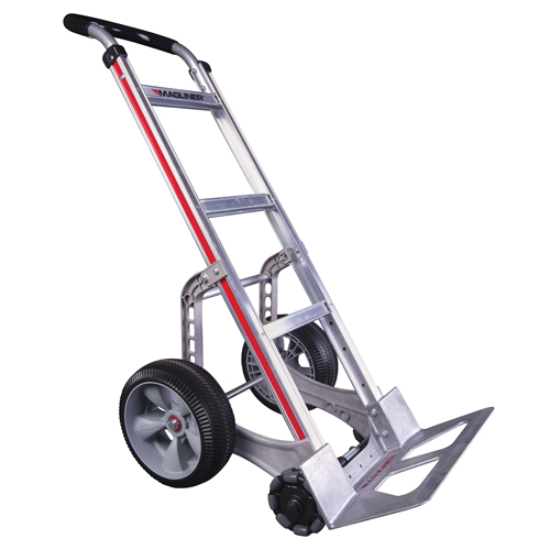 Self-Stabilizing Hand Truck, Continuous Handle, Aluminum, 55'' Height, 500 lbs. Capacity Ottawa Fastener Supply