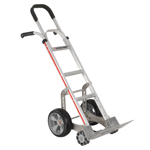 Self-Stabilizing Hand Truck, Combination Handle, Aluminum, 55'' Height, 500 lbs. Capacity Ottawa Fastener Supply