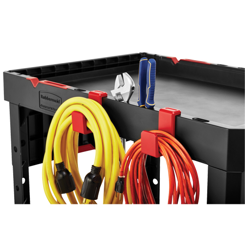 Heavy-Duty Adaptable Utility Cart, 2 Tiers, 25-1/5" x 36" x 51-1/2", 500 lbs. Capacity Ottawa Fastener Supply