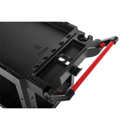 Heavy-Duty Adaptable Utility Cart, 2 Tiers, 25-1/5" x 36" x 51-1/2", 500 lbs. Capacity Ottawa Fastener Supply