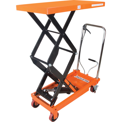 Hydraulic Scissor Lift Table, 35-3/4" L x 19-3/4" W, Steel, 770 lbs. Capacity Ottawa Fastener Supply