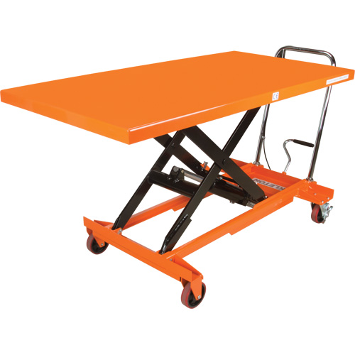 Hydraulic Scissor Lift Table, 63" L x 31-1/2" W, Steel, 1100 lbs. Capacity Ottawa Fastener Supply