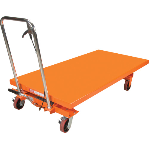 Hydraulic Scissor Lift Table, 63" L x 31-1/2" W, Steel, 1100 lbs. Capacity Ottawa Fastener Supply