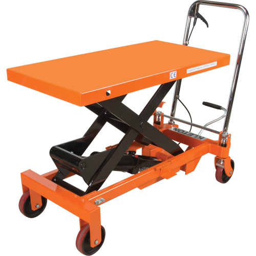 Hydraulic Scissor Lift Table, 39-1/2" L x 20" W, Steel, 1650 lbs. Capacity Ottawa Fastener Supply