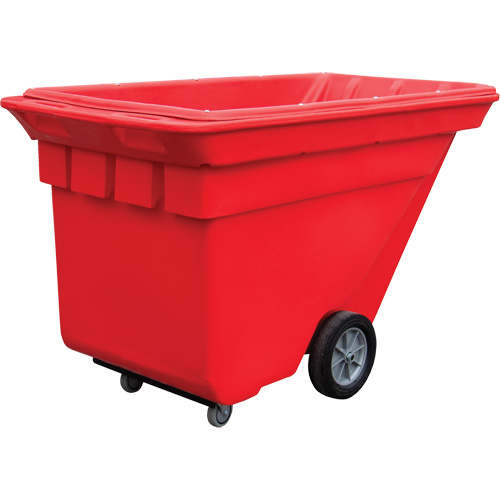 Techtruck Tilt Truck, Polyethylene, 5/8 cu. yd., 1000 lbs. Load Capacity Ottawa Fastener Supply