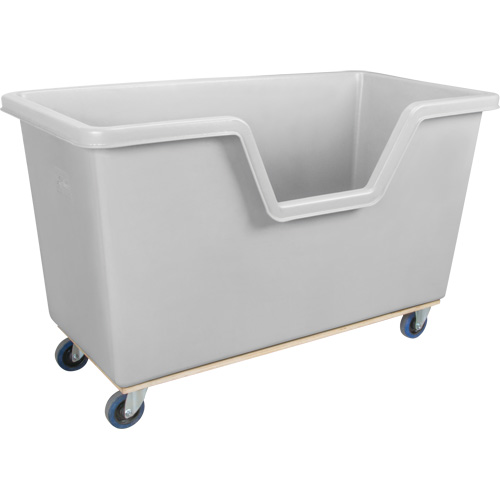 Easy Access Box Truck, Polyethylene, 63" L x 34-1/4" W x 38-1/2" H, 24 cu. ft. Volume, 1200 lbs. Capacity Ottawa Fastener Supply