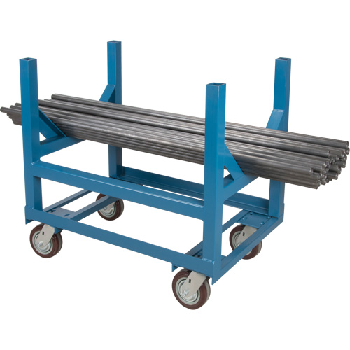 Pipe & Bar Cradle Truck, 36" L x 24" W x 34" H, 2500 lbs. Capacity, Polyurethane Wheels Ottawa Fastener Supply