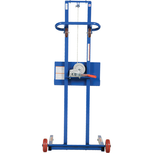 Low Profile Lite Load Lift, Hand Winch Operated, 400 lbs. Capacity, 55" Max Lift Ottawa Fastener Supply