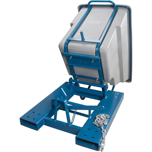 Conteneurs autobasculeurs, Poly&eacute;thyl&egrave;ne, 5/8 vg³, Gris Ottawa Fastener Supply