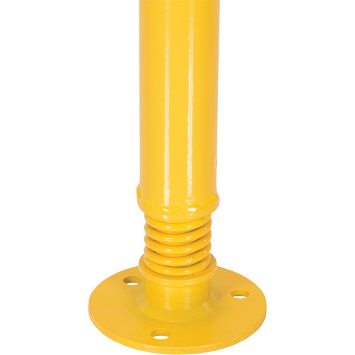 Borne de protection &agrave; ressort, Acier, 42" h x 2-1/8" la, Jaune Ottawa Fastener Supply