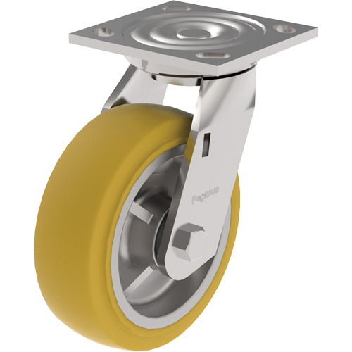 21 Series Medium-Duty Caster, Swivel, 4" (101.6 mm), Urethane, 700 lbs. (317 kg.) Ottawa Fastener Supply