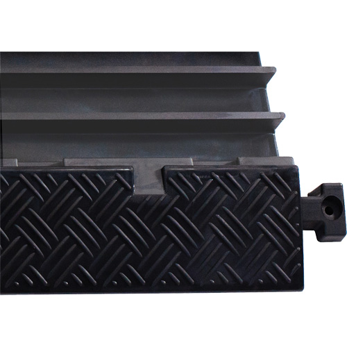 Powerhouse Medium-Duty Straight Cable Protector, 5 Channels, 36" L x 19.63" W x 2.25" H Ottawa Fastener Supply