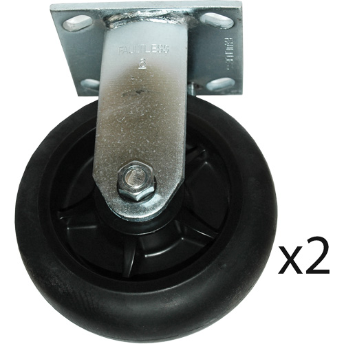 Roulettes fixes pour chariot &agrave; plateforme Ottawa Fastener Supply