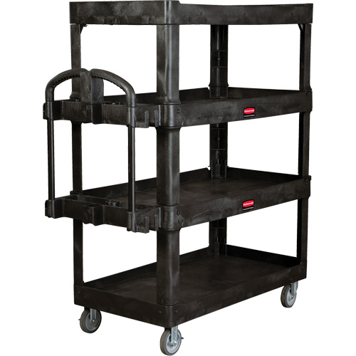 Heavy-Duty Ergo Utility Cart, 4 Tiers, 24-1/4" x 62-2/5" x 54-1/10", 700 lbs. Capacity Ottawa Fastener Supply