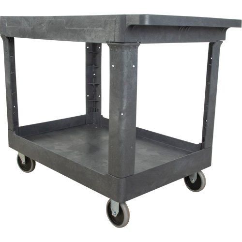 Chariot utilitaire pour l'entretien, 2 tiers, 24-5/8" x 32-1/2" x 40", Capacit&eacute; 550 lb Ottawa Fastener Supply