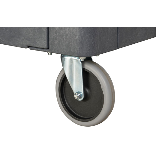 Flat-Shelf Utility Service Cart, 2 Tiers, 25-1/4" x 32-1/4" x 44", 550 lbs. Capacity Ottawa Fastener Supply