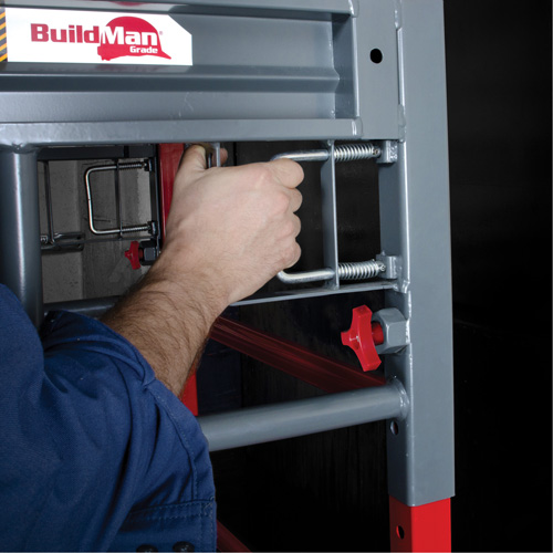 Buildman Baker Drywall Scaffold, 31" D x 6' H Ottawa Fastener Supply