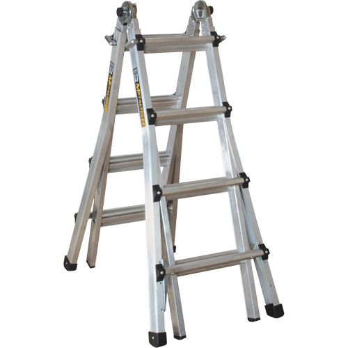 Telescoping Multi-Position Ladder, Aluminum, 300 lbs., CSA Grade 1A Ottawa Fastener Supply