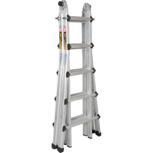 Telescoping Multi-Position Ladder, Aluminum, 300 lbs., CSA Grade 1A Ottawa Fastener Supply