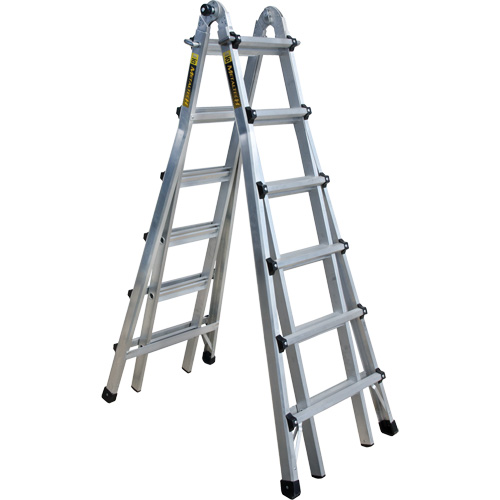 Telescoping Multi-Position Ladder, Aluminum, 300 lbs. Ottawa Fastener Supply