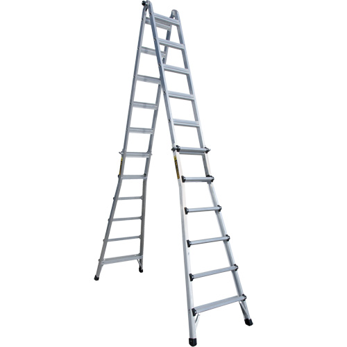 Telescoping Multi-Position Ladder, Aluminum, 300 lbs. Ottawa Fastener Supply