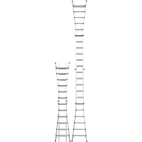 Telescoping Multi-Position Ladder, Aluminum, 300 lbs. Ottawa Fastener Supply